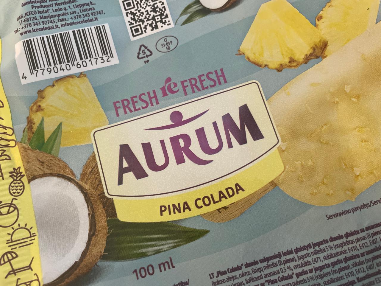 Fotografie - Aurum Pina Colada Fresh re Fresh