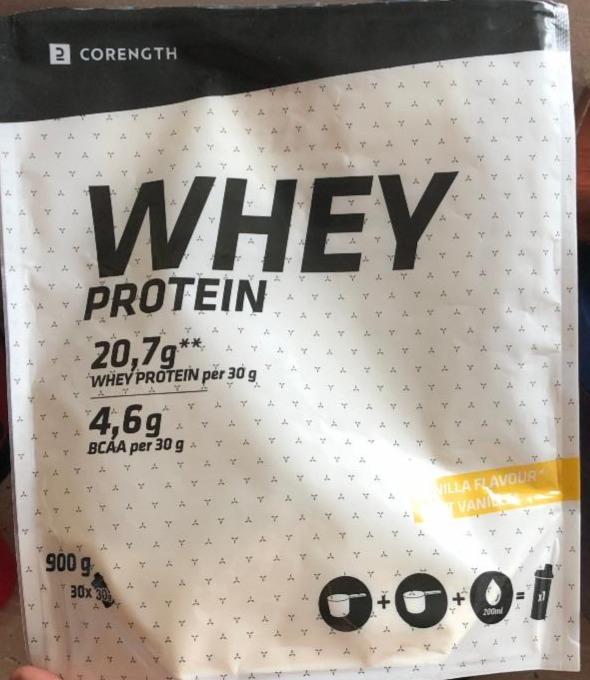 Fotografie - whey protein vanilla corength