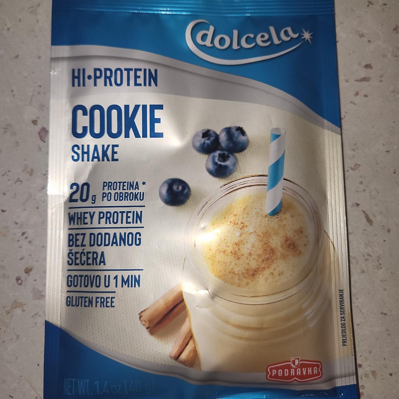 Fotografie - Hi-protein cookie shake Dolcela