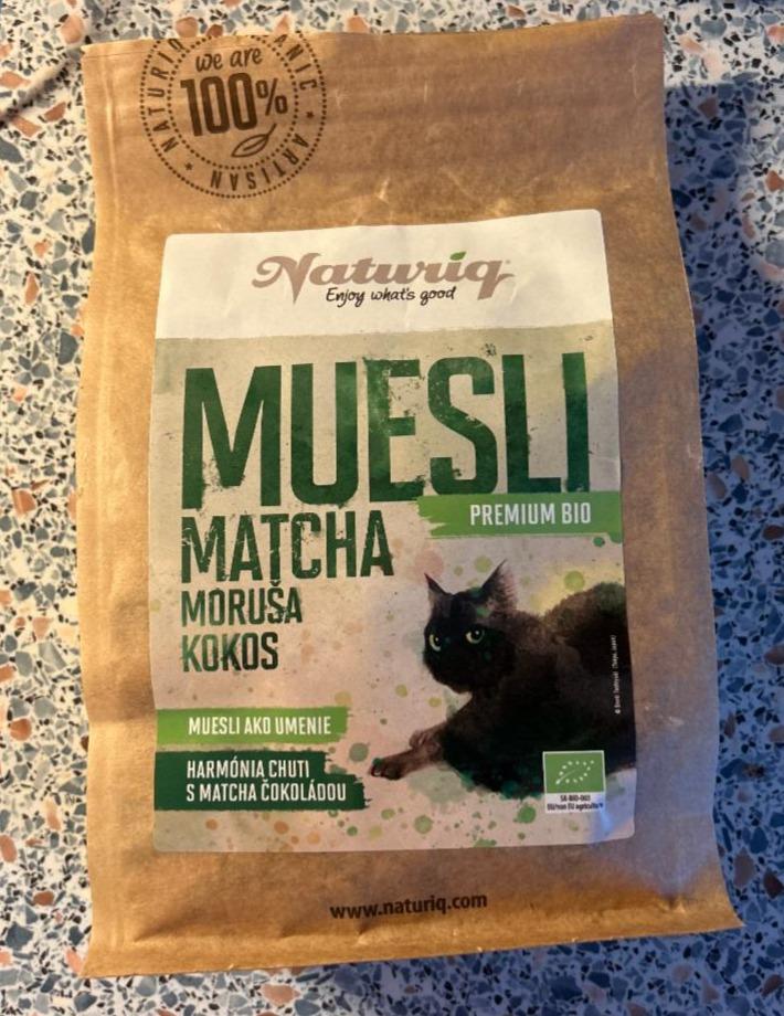 Fotografie - Muesli Matcha Moruša Kokos Naturiq