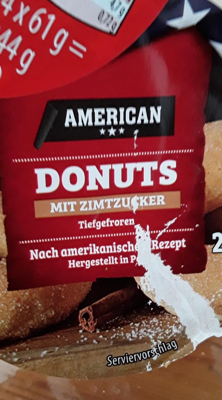 Fotografie - American donuts mit Zimtzucker