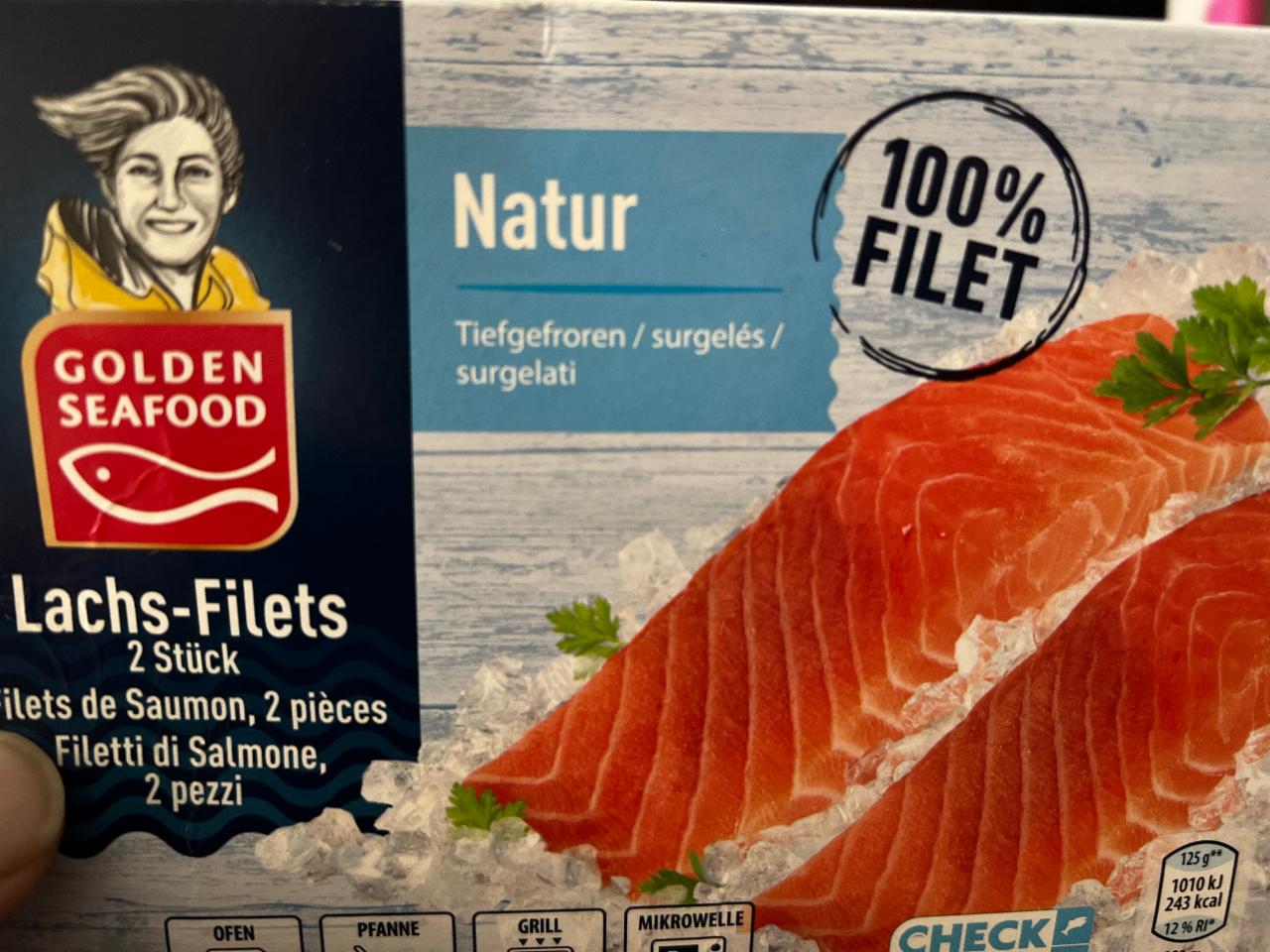 Fotografie - Lachs-Filet Natur Golden Seafood