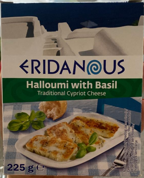 Fotografie - Halloumi with basil Eridanous