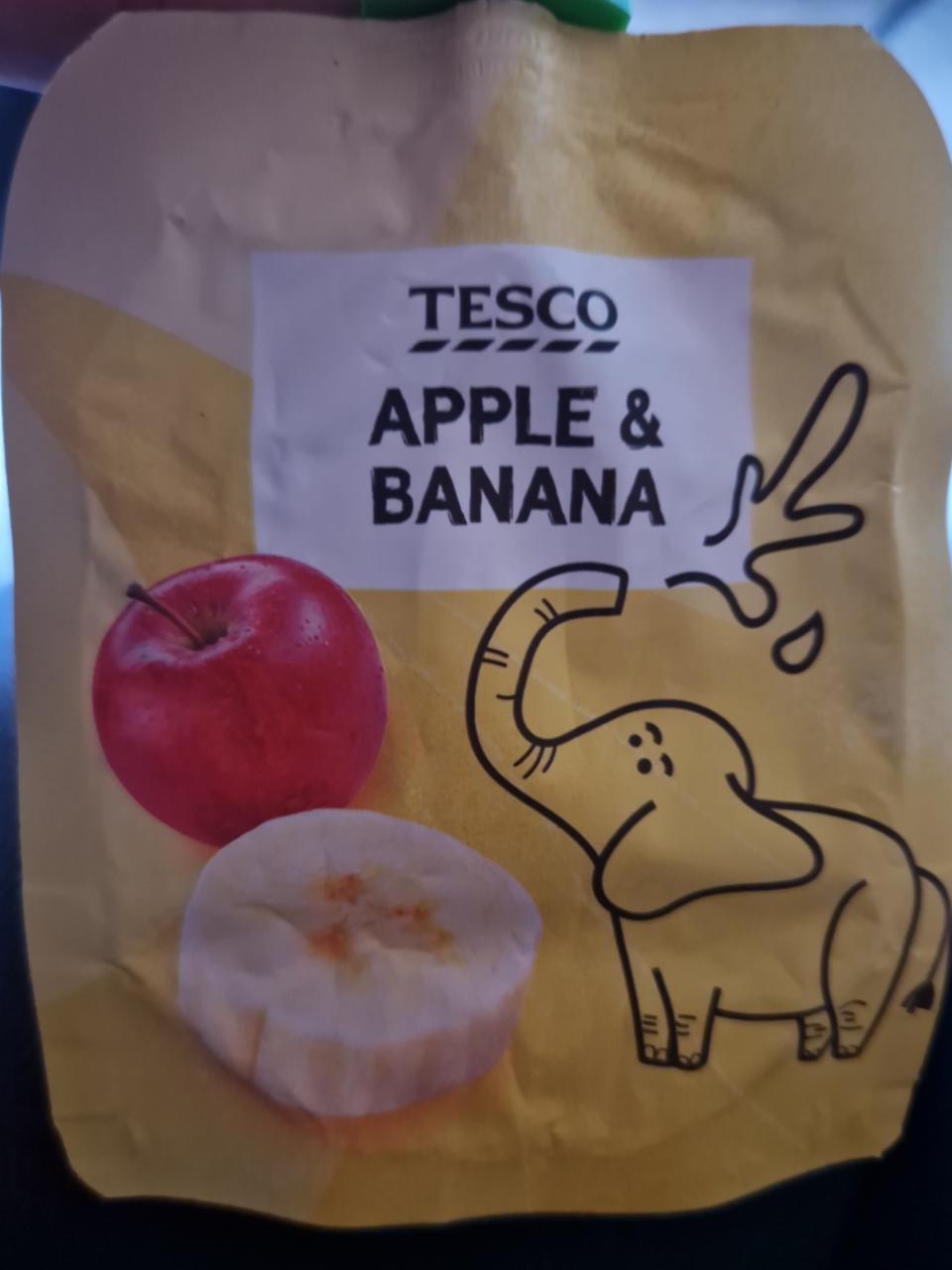 Fotografie - apple & banana tesco