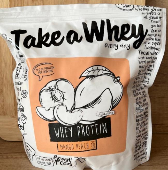 Fotografie - Whey Protein Mango Peach Take a Whey