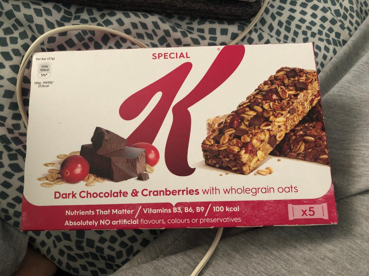 Fotografie - Special K drak chocolate and cranberries