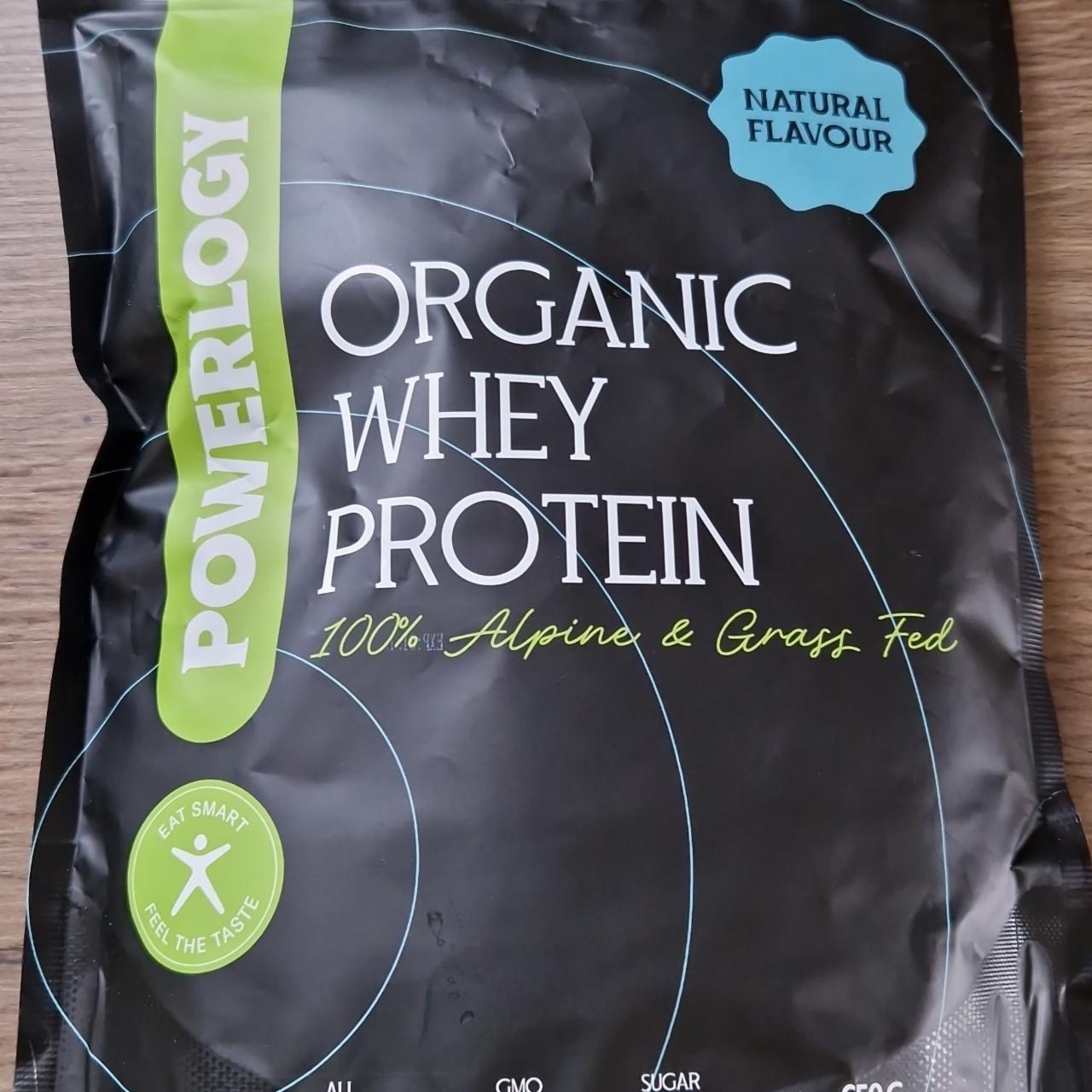Fotografie - Organic whey protein Natural flavour Powerlogy