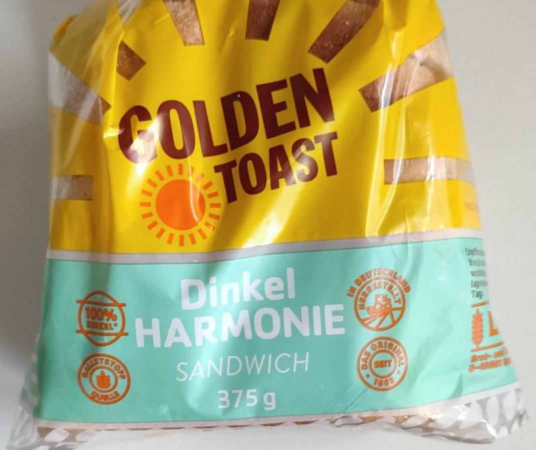 Fotografie - Dinkel harmonie sandwich Golden Toast