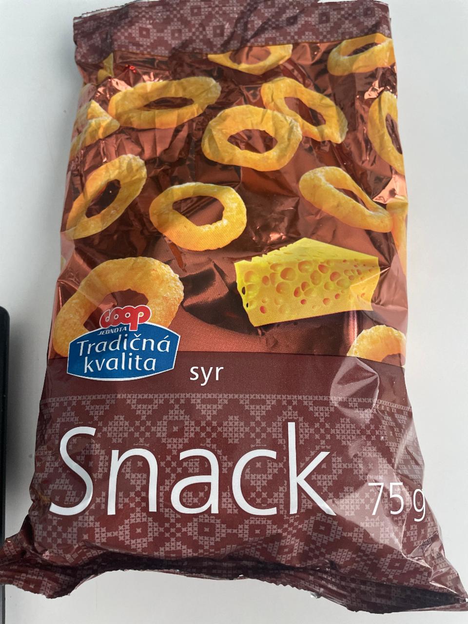 Fotografie - Snack syr Coop Jednota Tradičná kvalita