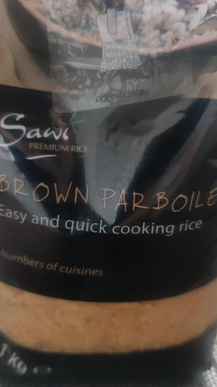 Fotografie - Brown parboiled Premium Rice Sawi