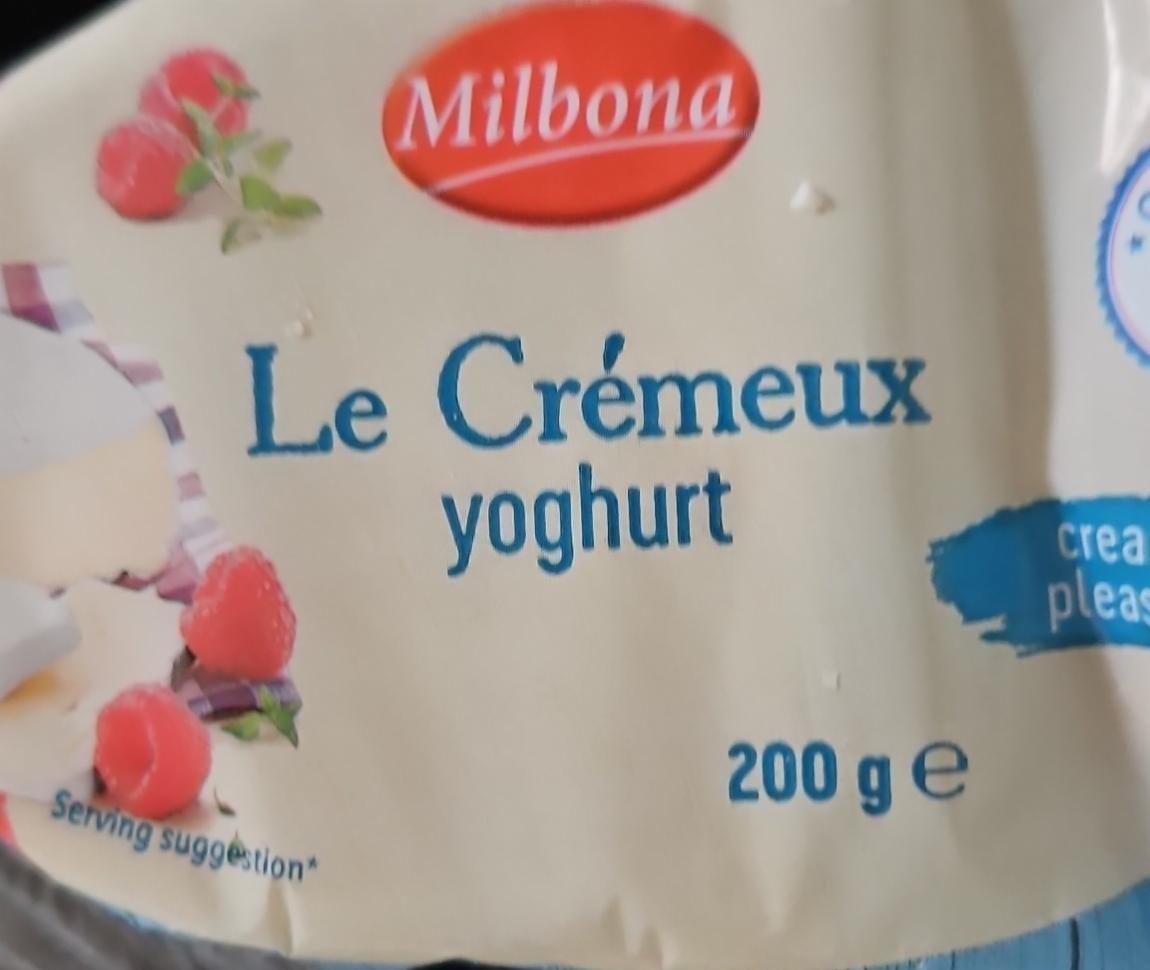 Fotografie - Le Crémeux yoghurt Milbona