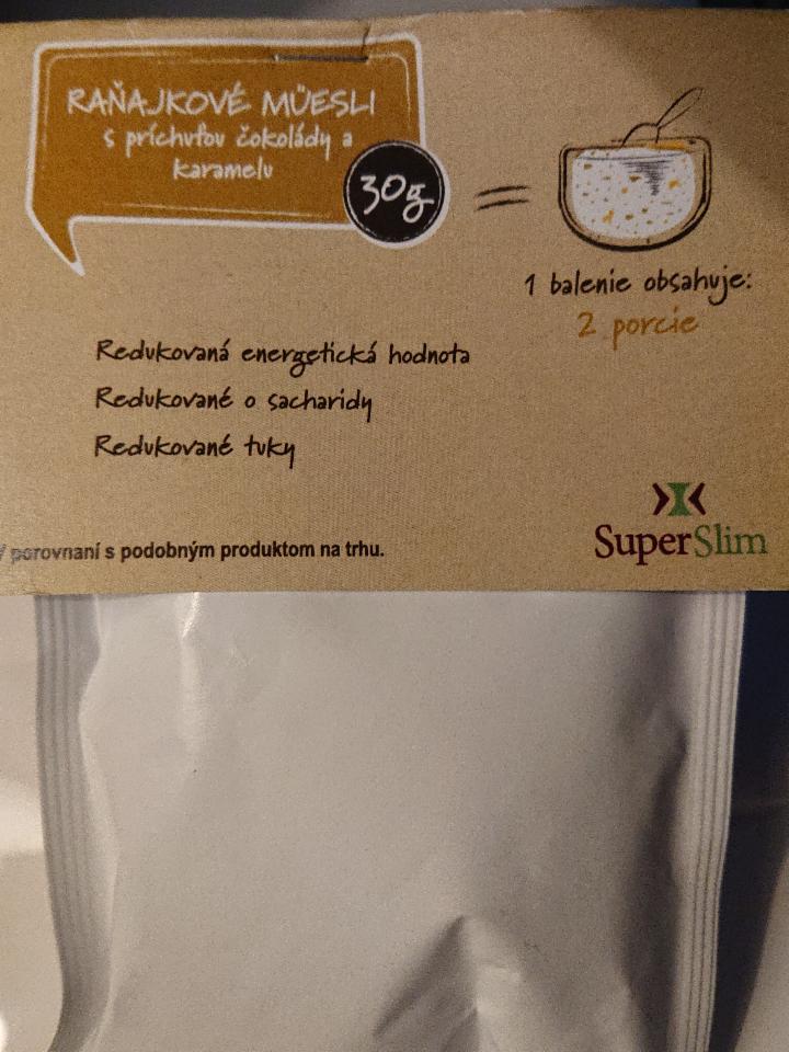 Fotografie - Muesli čokoládovo karamelove SuperSlim