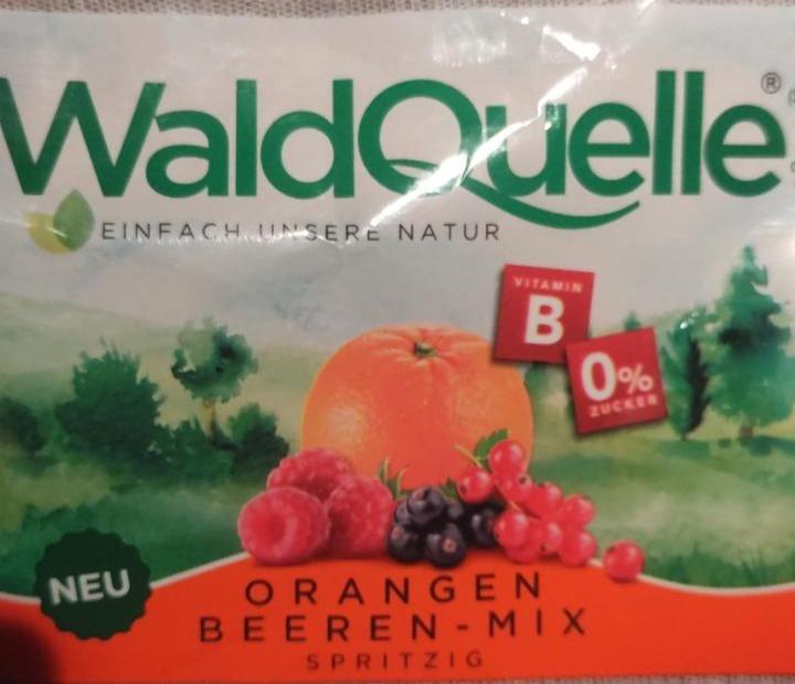 Fotografie - WaldQuelle orangen beeren - mix minerálna voda