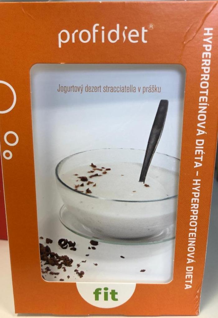 Fotografie - Profidiet Jogurtový dezert stracciatella v prášku