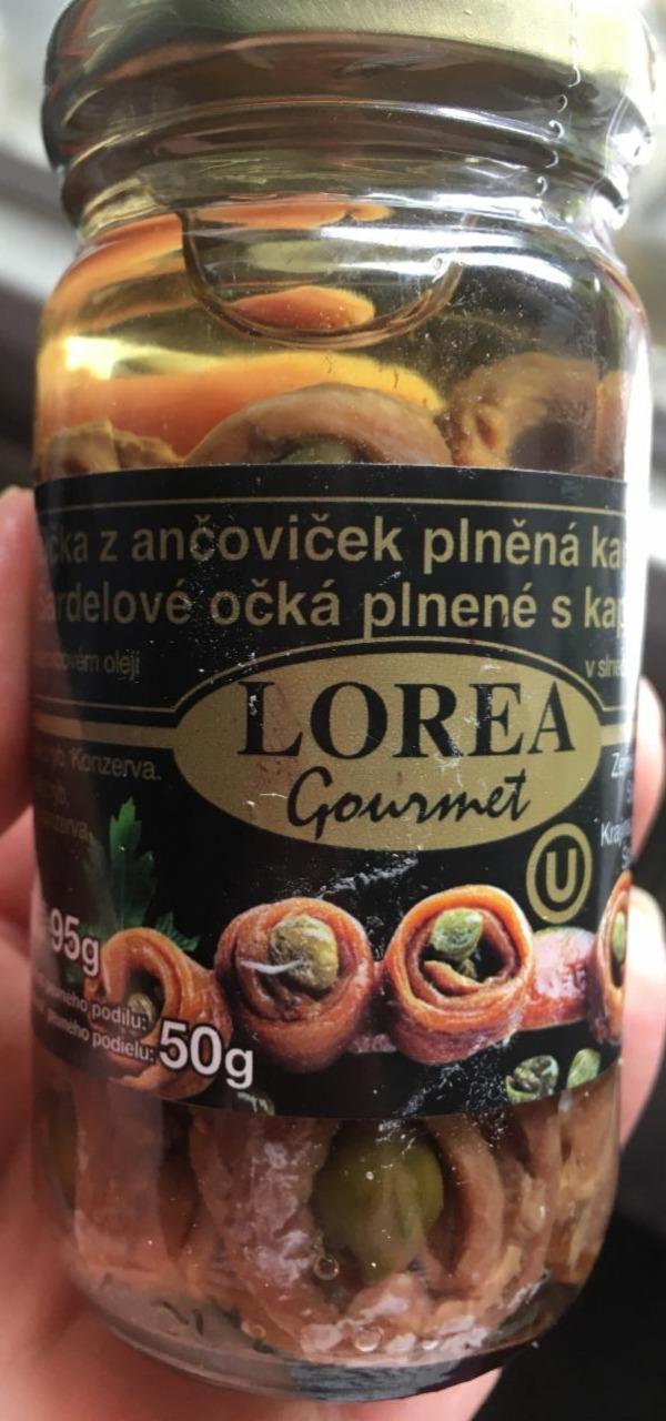 Fotografie - Očka z ančoviček plněná kapary Lorea Gourmet