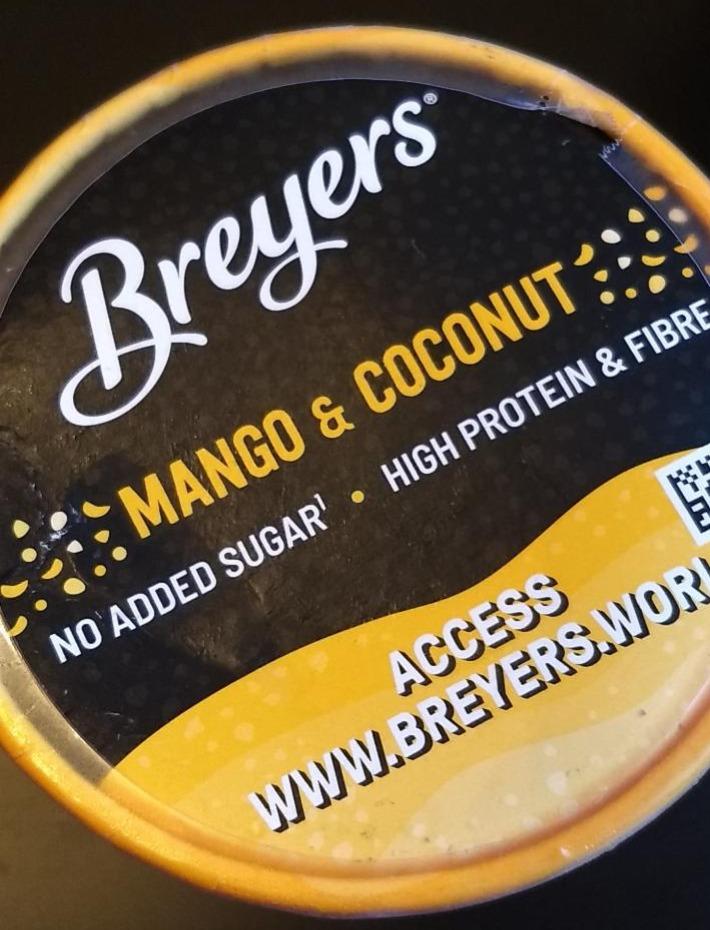 Fotografie - Mango & Coconut Breyers