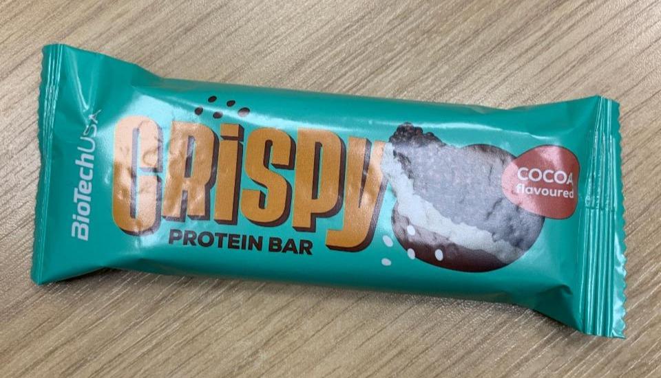Fotografie - Crispy Protein bar Cocoa flavoured BioTechUSA