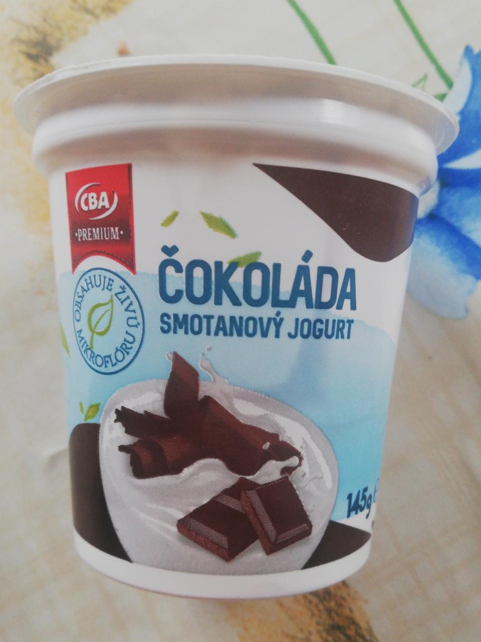Fotografie - Čokoláda smotanový jogurt CBA Premium