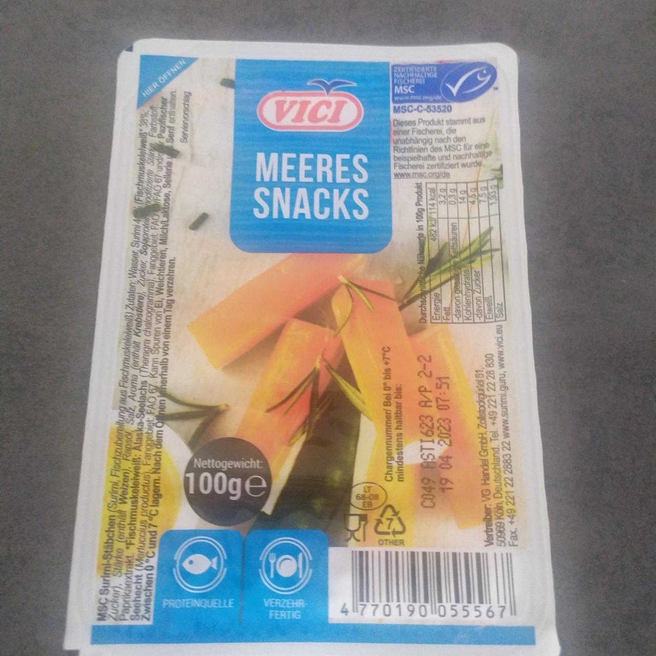 Fotografie - Meeres Snacks Vici