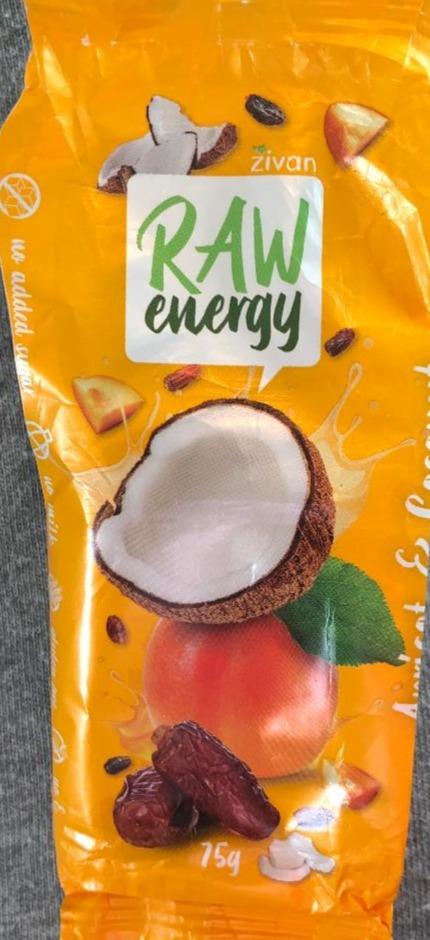 Fotografie - Raw energy tyčinka Apricot & Coconut