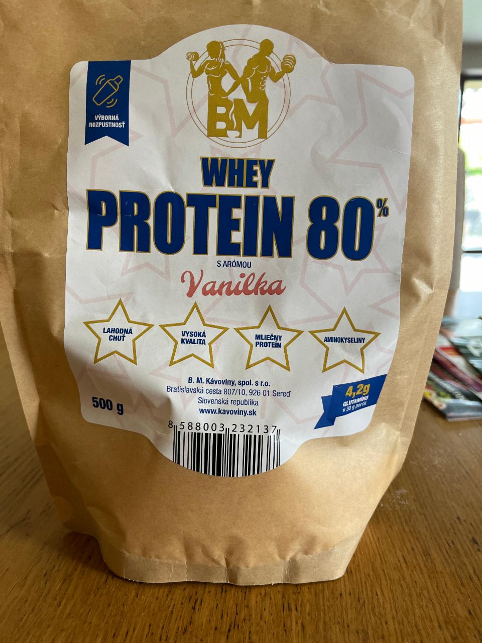 Fotografie - Whey protein 80% Vanilka BM