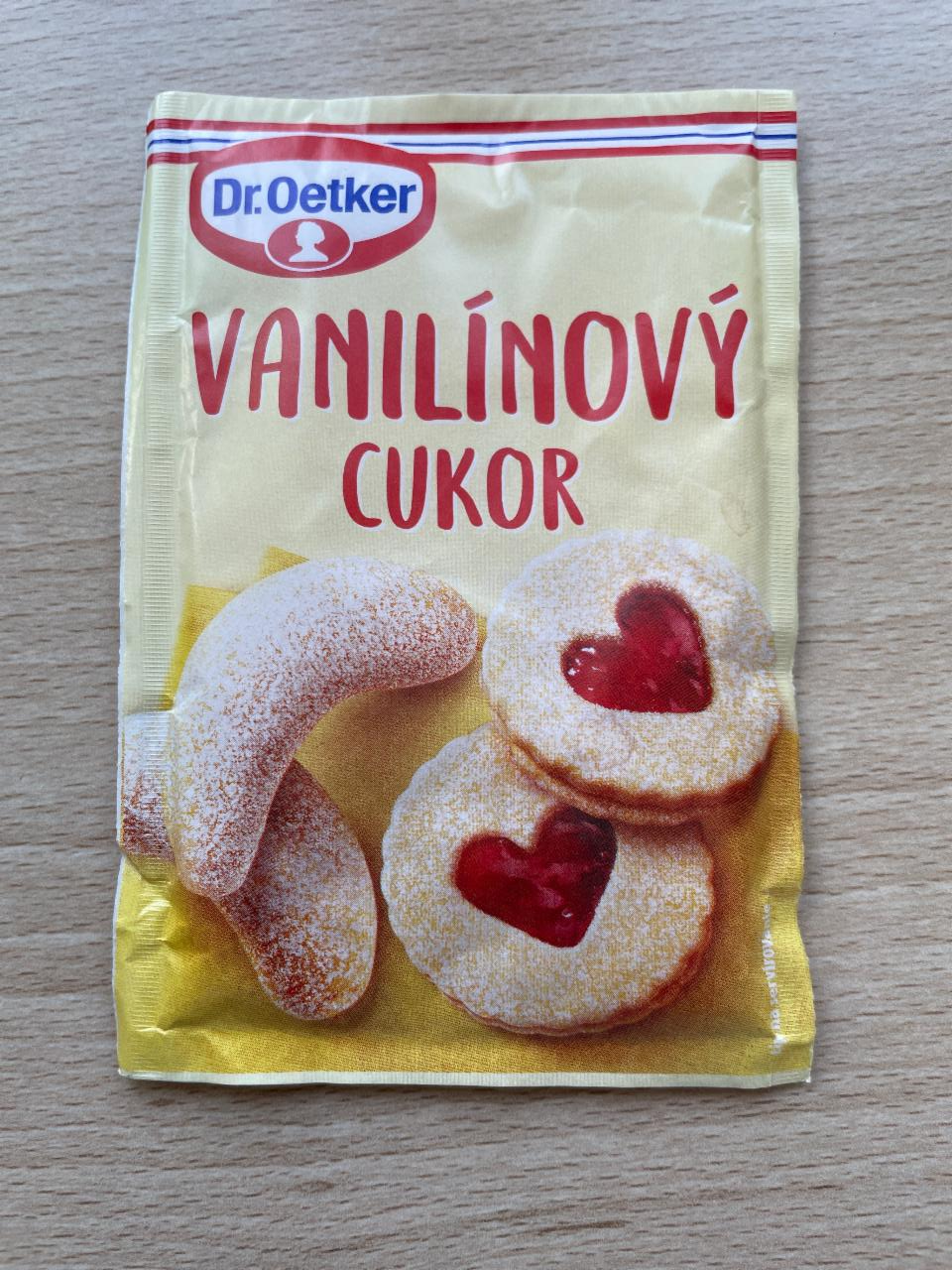 Fotografie - vanilínový cukor Dr.Oetker