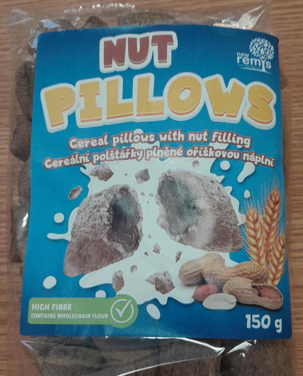Fotografie - Nut Pillows Cereální polštářky plněné oříškovou náplní New Remys