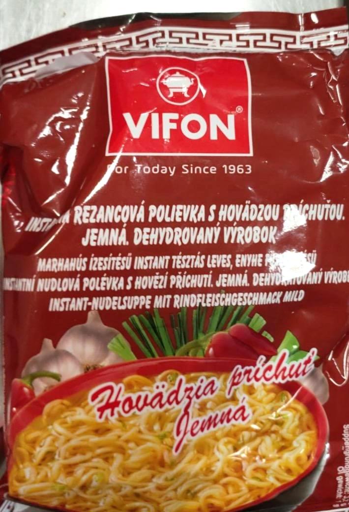 Fotografie - Vifon instantná rezancová polievka s hovädzou príchuťou