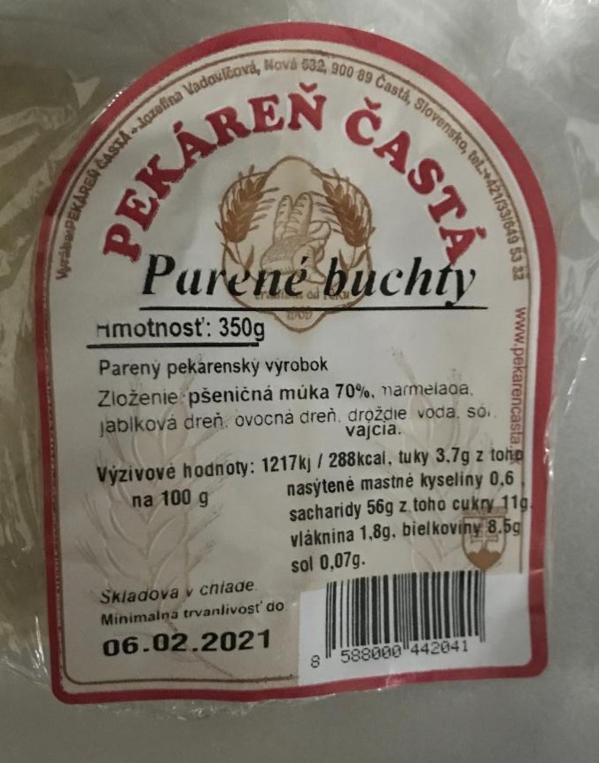 Fotografie - Parene buchty pekáreň Častá