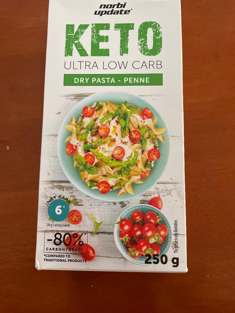 Fotografie - Keto ultra low carbdry pasta - penne