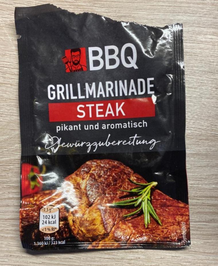 Fotografie - bbq grillmarinade steak