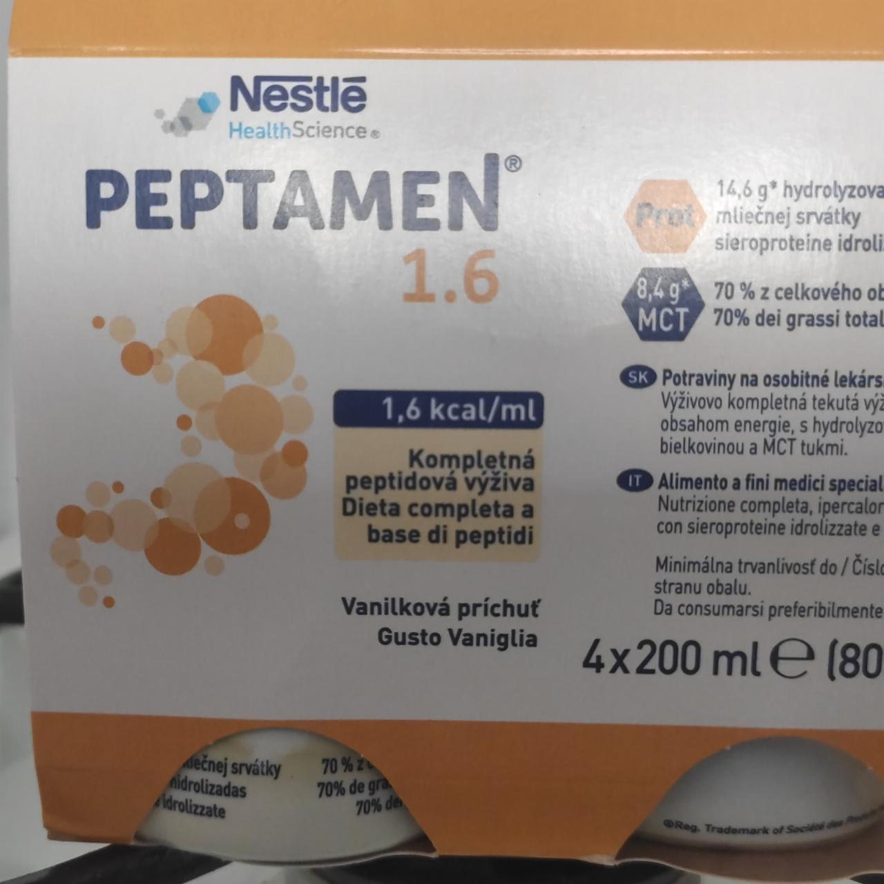 Fotografie - Peptamen 1.6 Nestlé