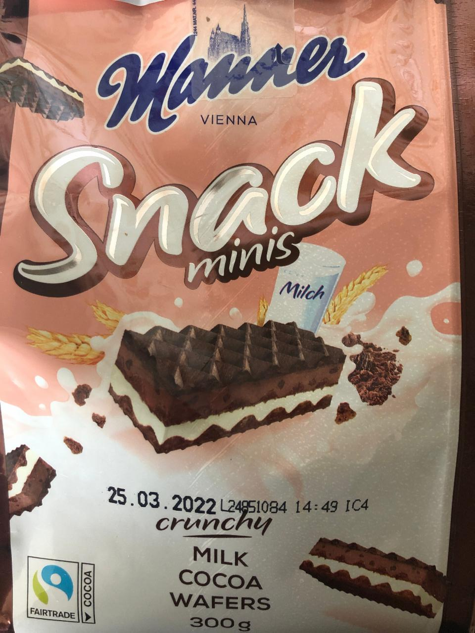 Fotografie - Manner Snack minis