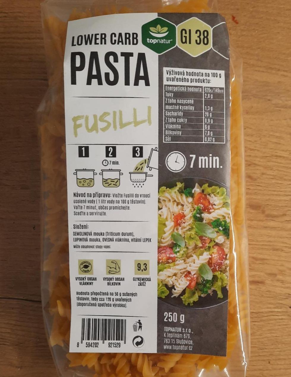 Fotografie - Low Carb Pasta Fusilli Topnatur