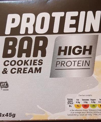 Fotografie - Protein Bar Cookies & Cream