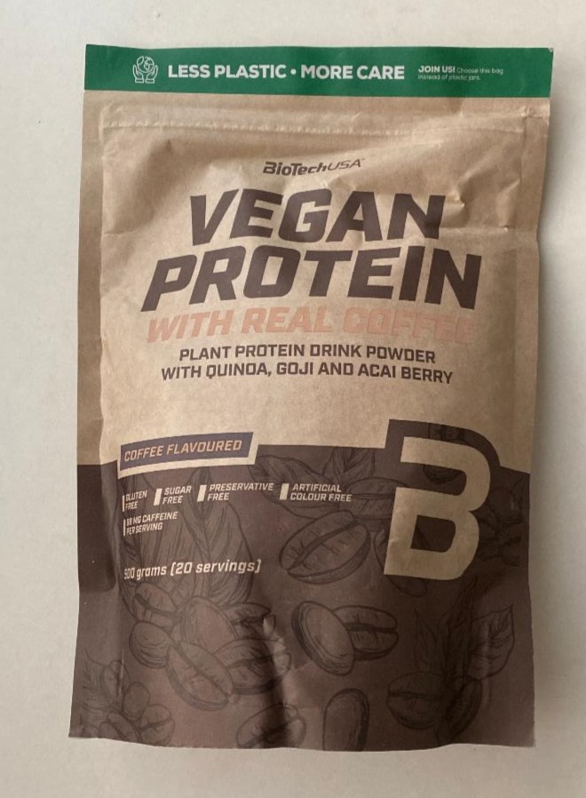 Fotografie - Vegan protein coffee BioTechUSA
