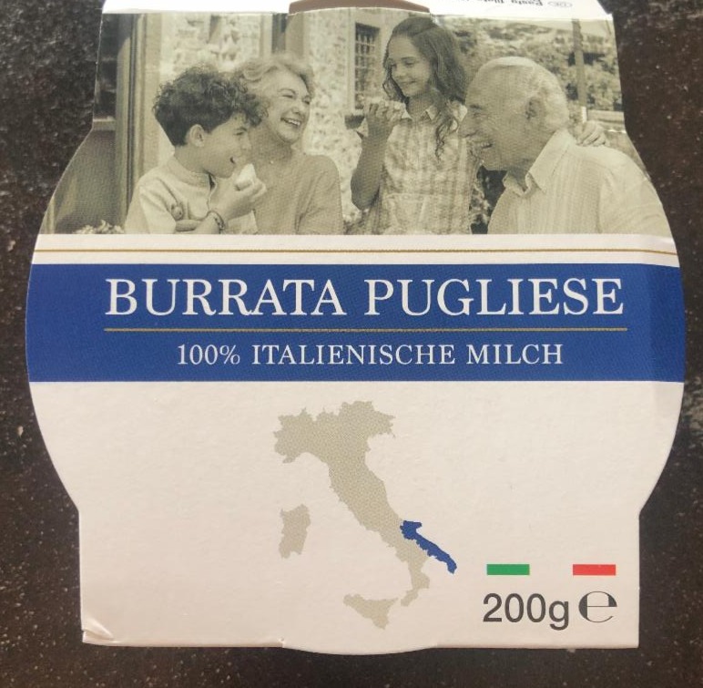 Fotografie - Burrata pugliese 100% italienische milch