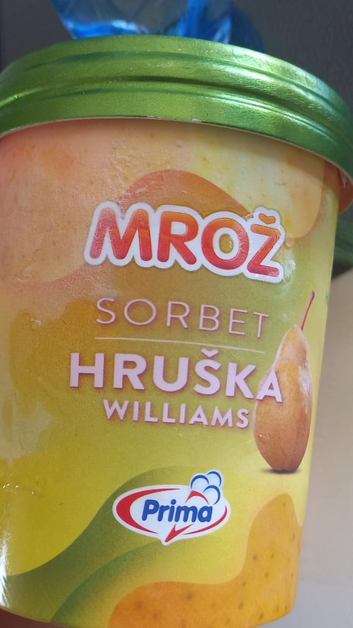 Fotografie - Sorbet Hruška Williams Mrož