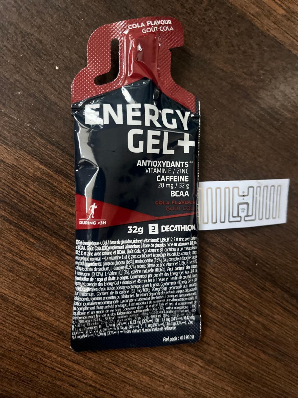 Fotografie - Energy Gel + Cola Flavour Decathlon