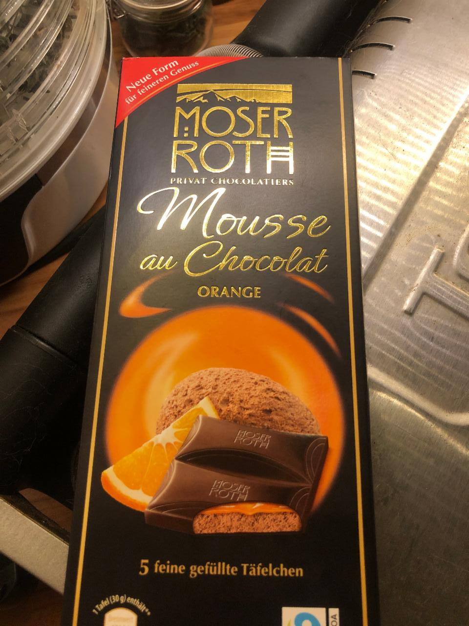 Fotografie - Moser Roth, Mousse au Chocolat, Orange