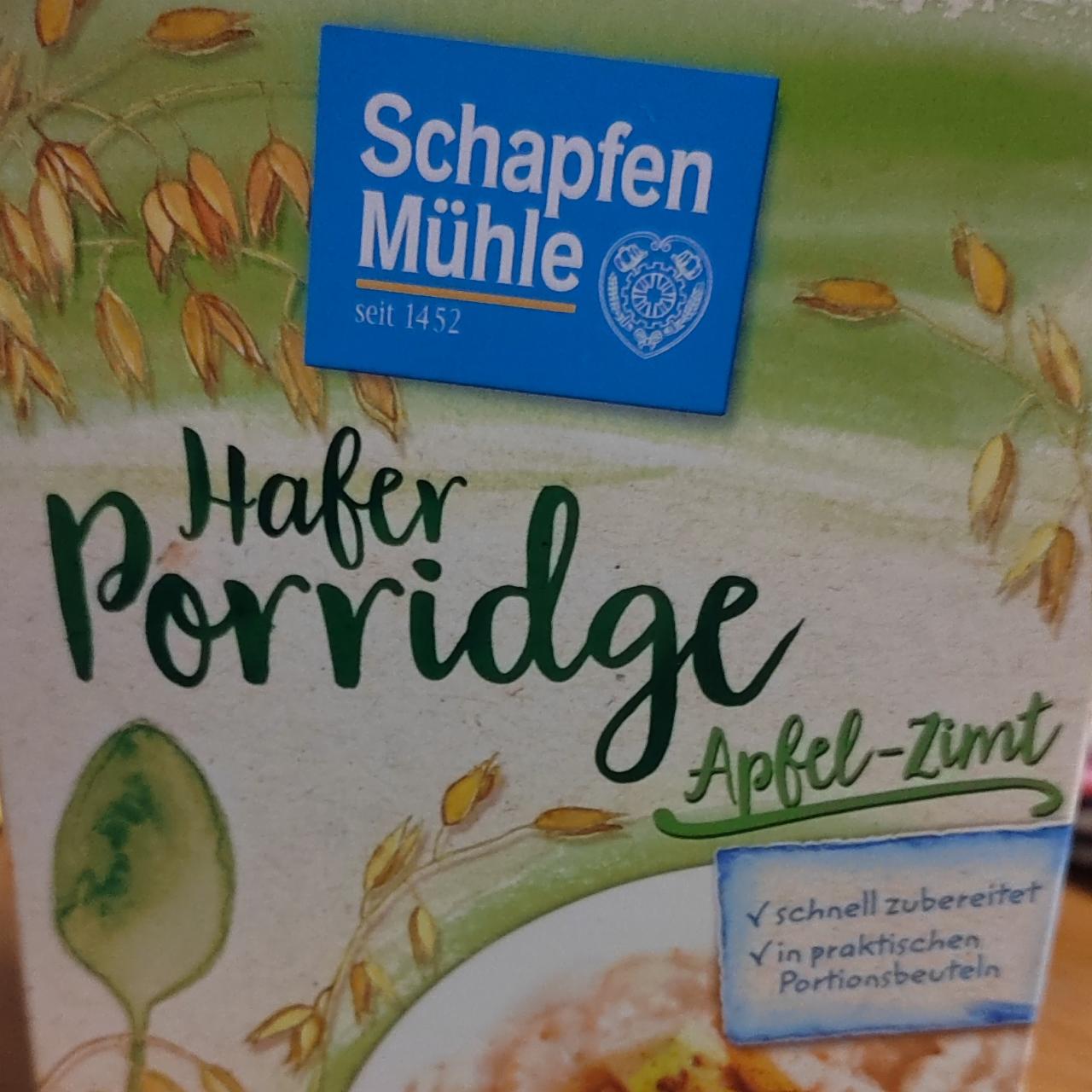 Fotografie - Hafer Porridge Apfel Zimt