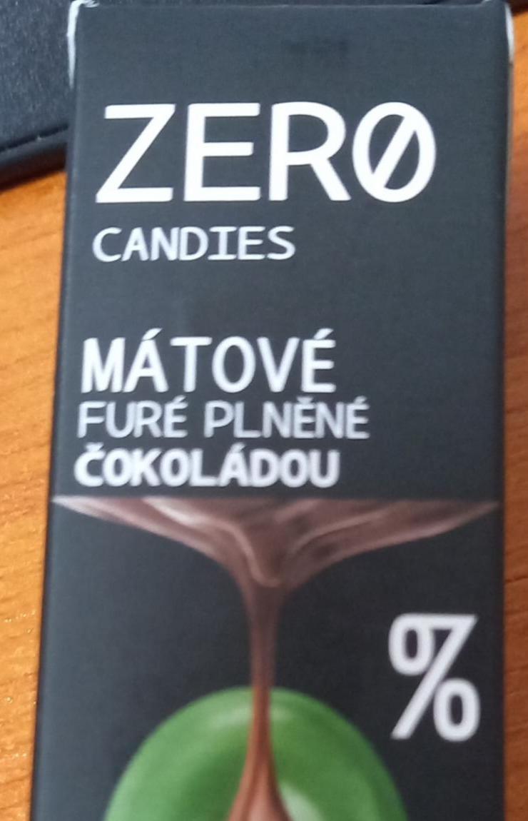 Fotografie - Mátové furé plněné čokoládou Zero Candies