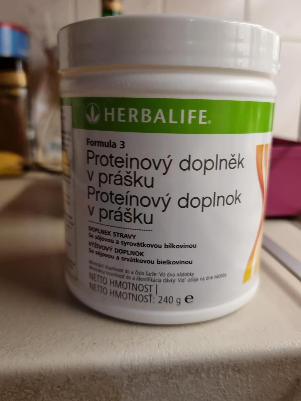 Fotografie - Proteínový doplnok v prášku herbalife