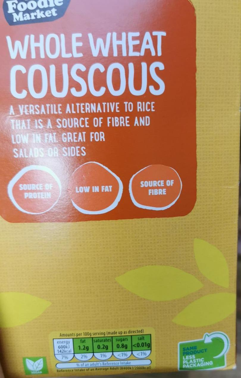 Fotografie - Whole Wheat Couscous The Foodie Market