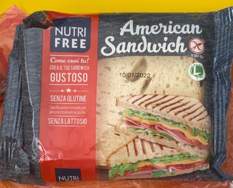 Fotografie - American sandwich nutri free