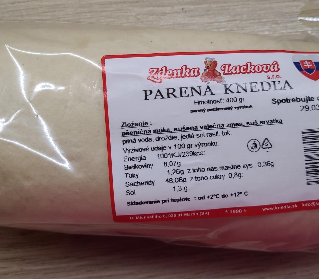 Fotografie - Parená knedľa Zdenka Lacková