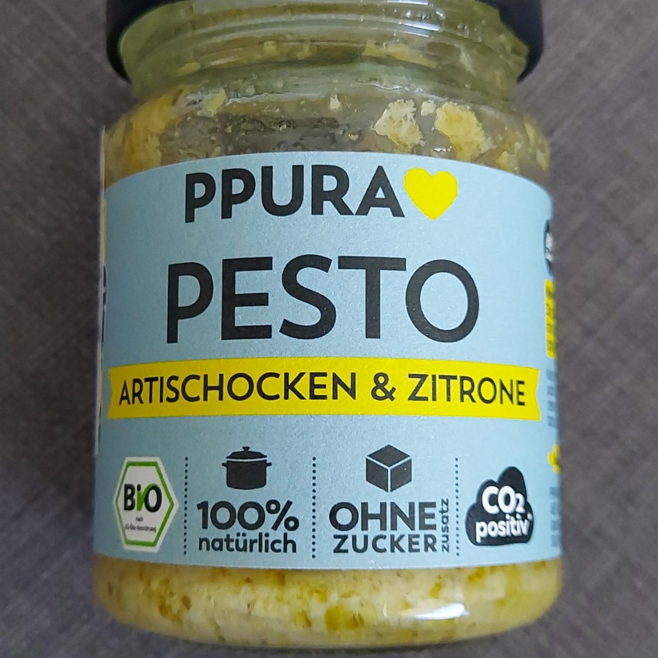 Fotografie - Pesto Artischocken & Zitrone Ppura