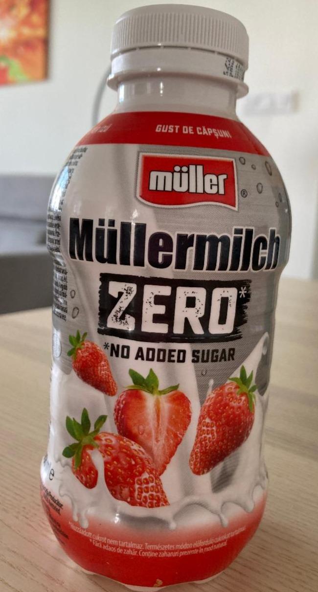 Fotografie - Müllermilch Zero Erdbeere