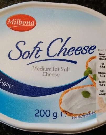 Fotografie - Soft cheese light Milbona