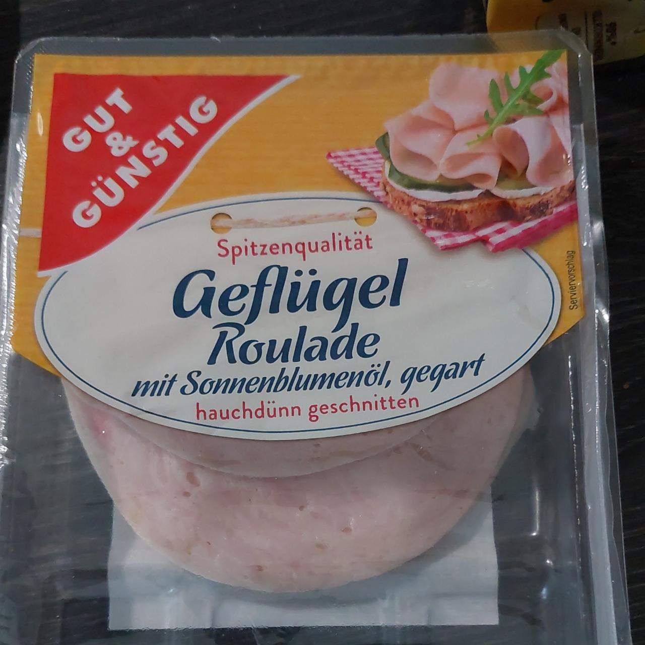 Fotografie - Geflügel Roulade Edeka